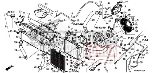 RADIATEUR VFR800XH de 2017